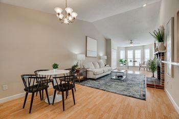Open Concept Dining & Living Room